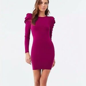Forever 21 Magenta Mini Dress